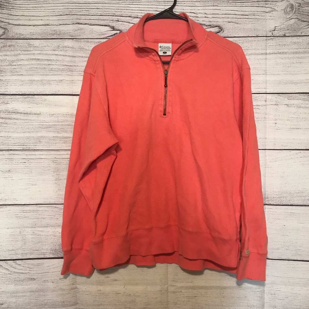 Columbia half zip cardigan sweater small